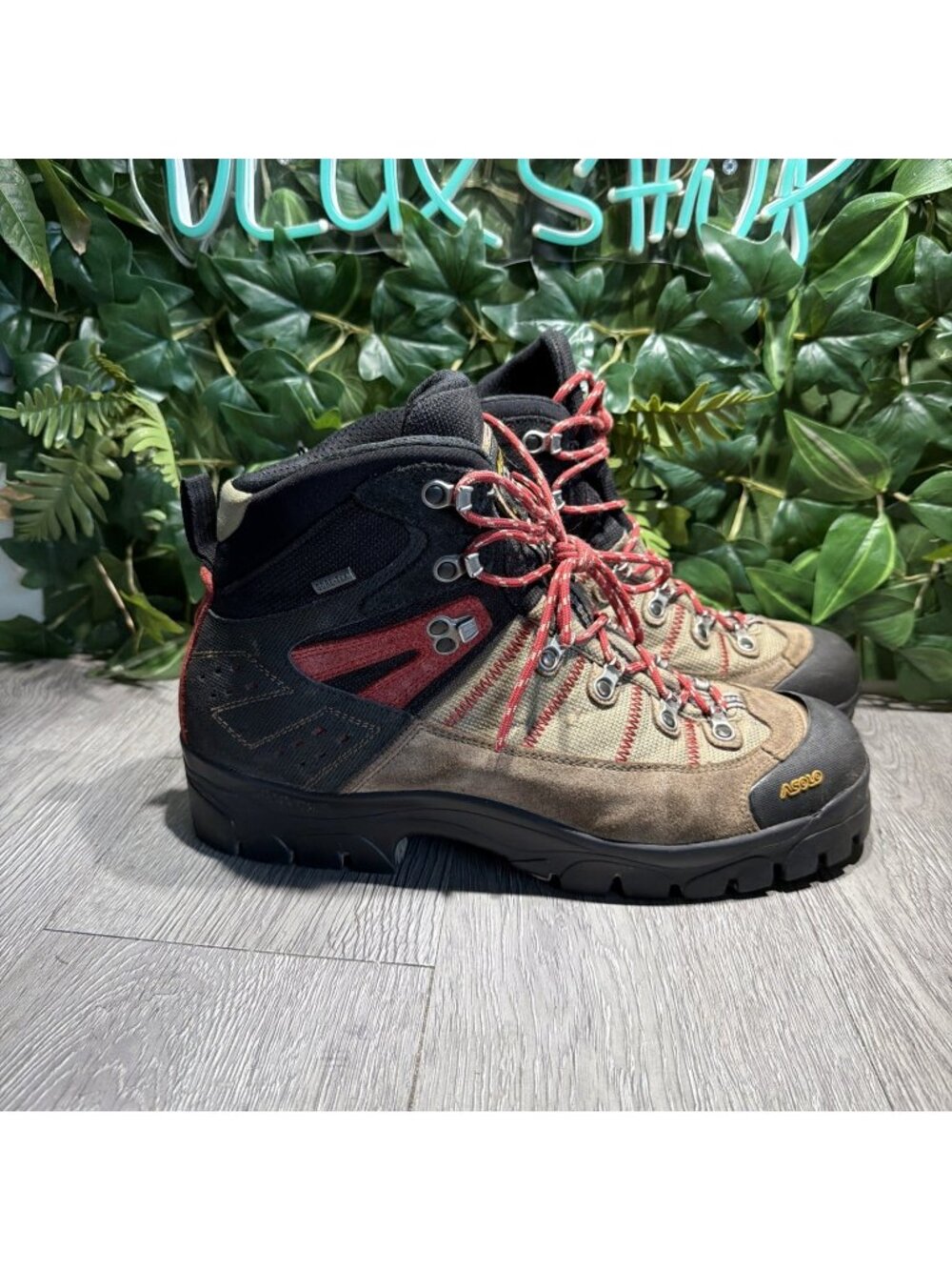 ASOLO FUGITIVE GTX Waterproof Hiking Backpacking Boots Men's US 12